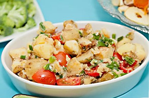 Potatoes and Cherry Tomatoes with Feta Recipe